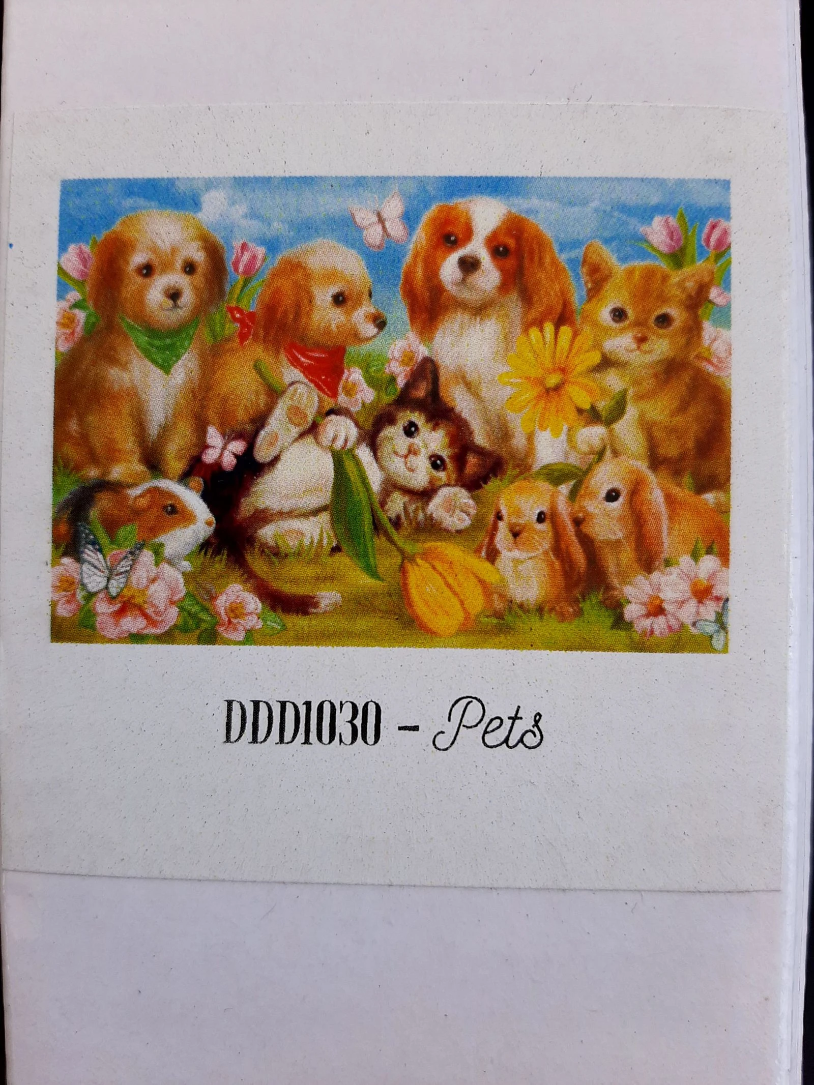 Designs pontilhados, Pintura de diamante 'Pets' – photo 4